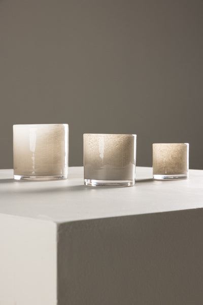 Glora Ljuslykta Beige 10 cm