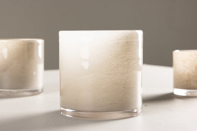 Glora Ljuslykta Beige 12 cm