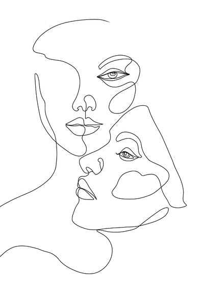 Faces Poster
