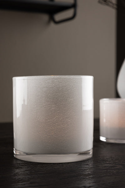 Glora Ljuslykta Vit 12cm