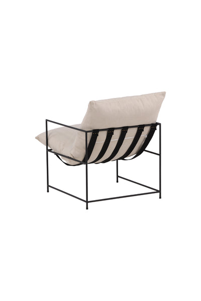 Sedalia Fåtölj Vit-Beige