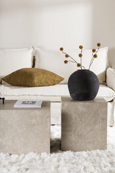 York Sidobord Beige